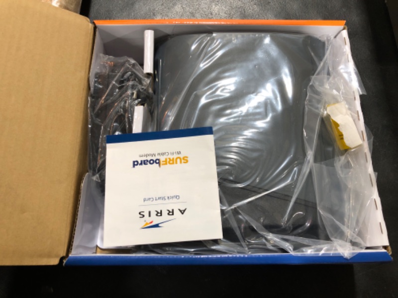 Photo 2 of ARRIS Surfboard G36 DOCSIS 3.1 Multi-Gigabit Cable Modem & AX3000 Wi-Fi Router | Comcast Xfinity, Cox, Spectrum| Four 2.5 Gbps Ports | 1.2 Gbps Max Internet Speeds | 4 OFDM Channels | 2 Year Warranty Cable Modem Router - DOCSIS 3.1 Gigabit