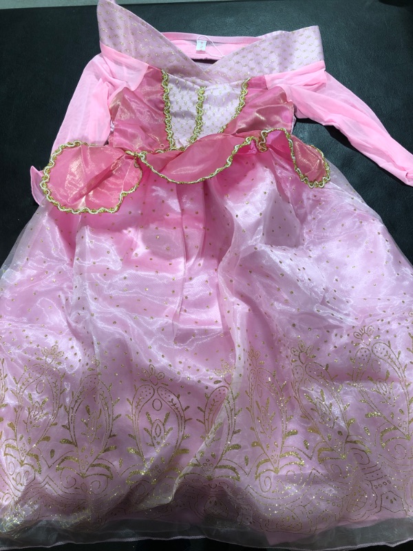 Photo 2 of  DRESS ONLY ReliBeauty Little Girls Princess Dress up Costume with Accessories, 5 (130), Pink
