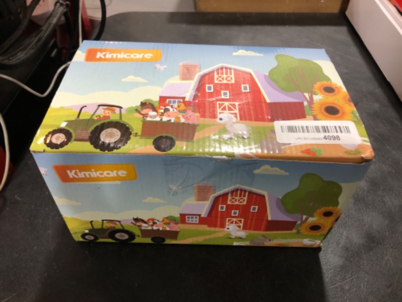 Photo 3 of 3 Pack Farm Toy Tractor with 40pcs Plastic Farm Animals Figurines and Fence Farm Playset