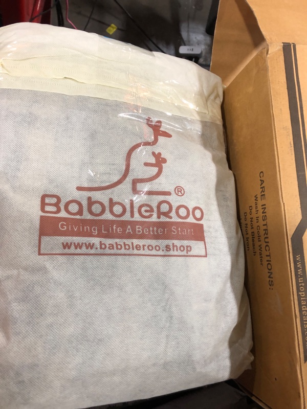 Photo 1 of BabbleRoo Unisex Baby Essentials Backpack - Khaki, Waterproof Diaper Bag with Changing Pad, Stroller Straps & Pacifier Case
