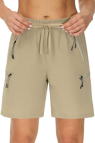 Photo 1 of Cakulo Women's Hiking Cargo Bermuda Shorts 5"/7" Quick Dry Lounge Stretch Golf Fishing Walking Shorts with Zipper Pockets
XX2