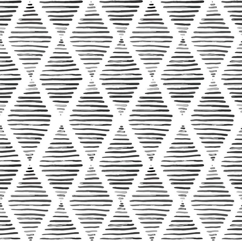 Photo 1 of ZBSKJ Geometric Black and White Wallpaper Peel and Stick 17.7” x 393” Modern Diamond Wall Paper Geometric Self Adhesive Contact Paper for Wall Protection...
