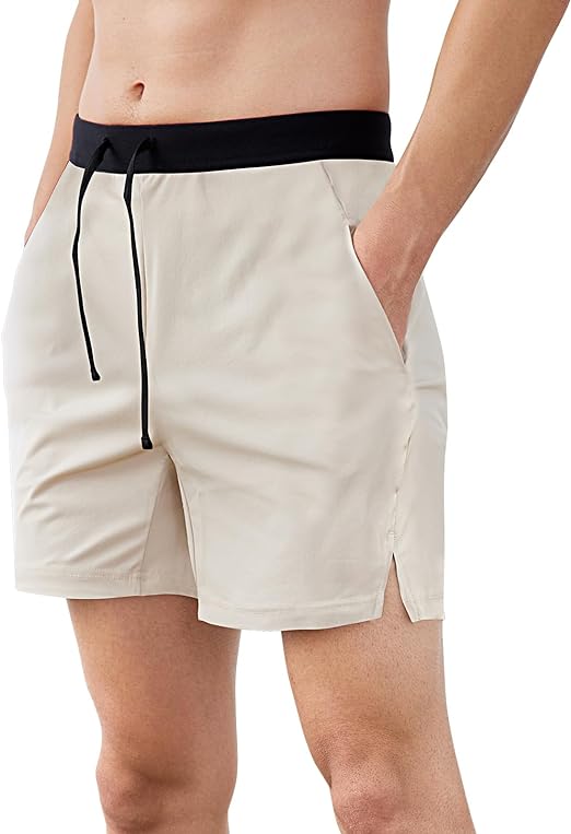 Photo 1 of Athletic Workout Shorts Mens 5" Quick Dry Gym Shorts for Men Running Training Shorts Sports Pants SIZE L