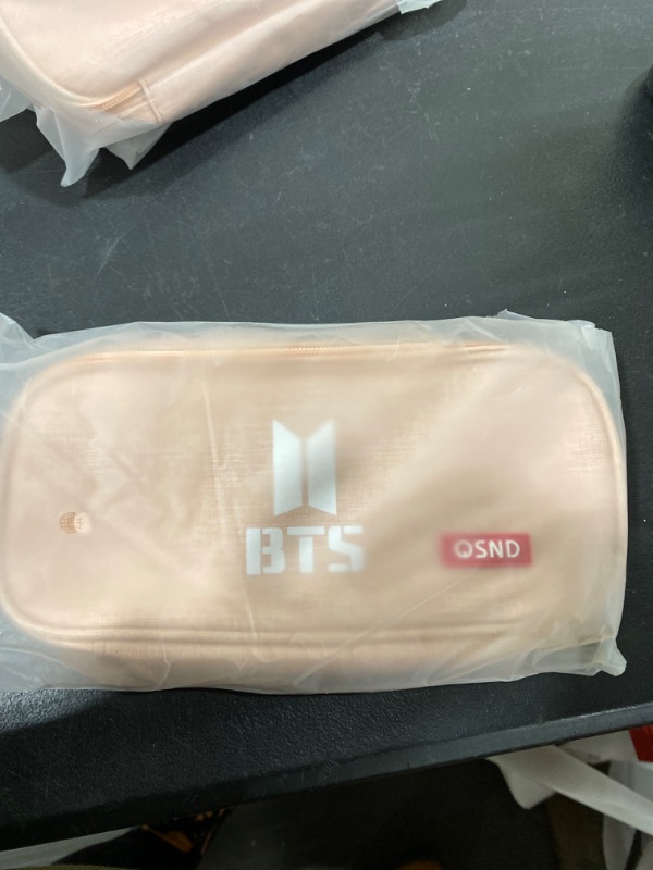 Photo 2 of ZH&GE Kpop BTS Merchandise Large Capacity Pencil Case Storage Pouch for Army Gifts, pink
