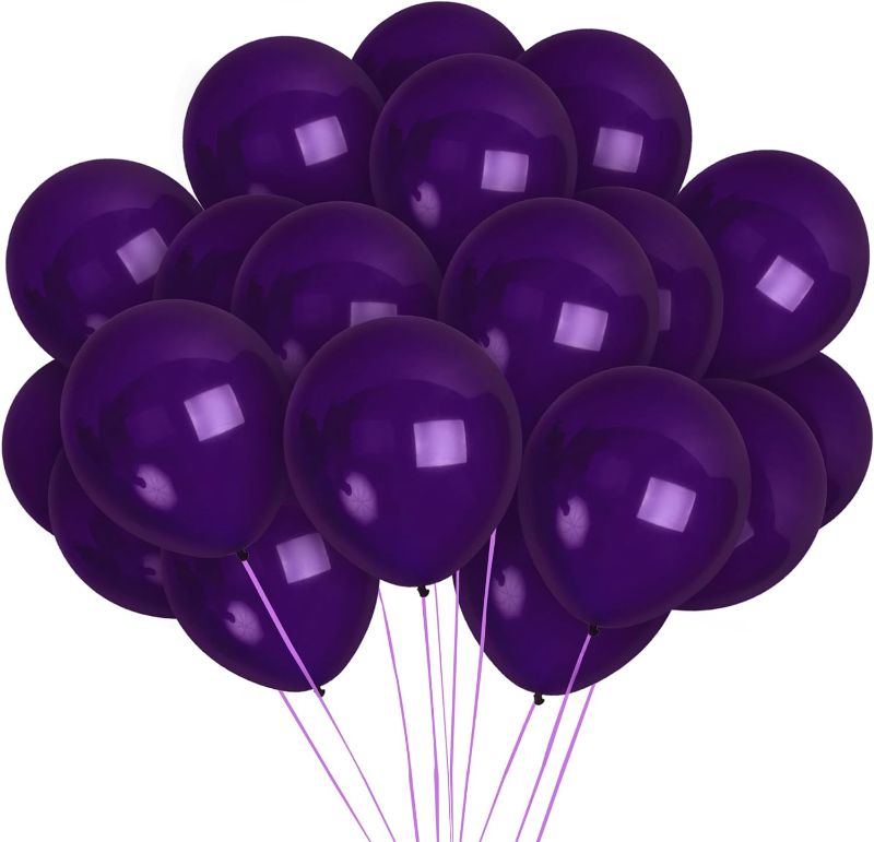 Photo 1 of  Gifted Purple Balloons 