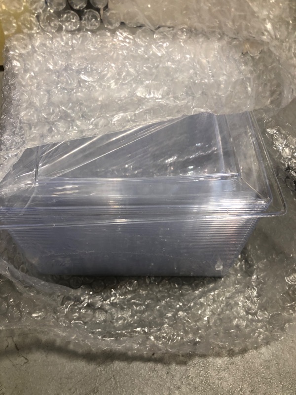 Photo 1 of 6.5 Clear Square Plates (50 Count) Pack of 50