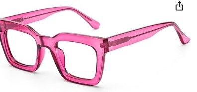 Photo 1 of AQWANO Stylish Oversized Reading Glasses for Women Fashion Designer Readers Blue Light Square Computer Glases