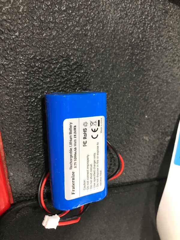 Photo 1 of Fraternize 7.4V 2600mAh Rechargeable Battery Lithium li ion Batteries with XH2.54-2P Connector for Electronics, Lighting, Equipment 7.4v Battery Pack