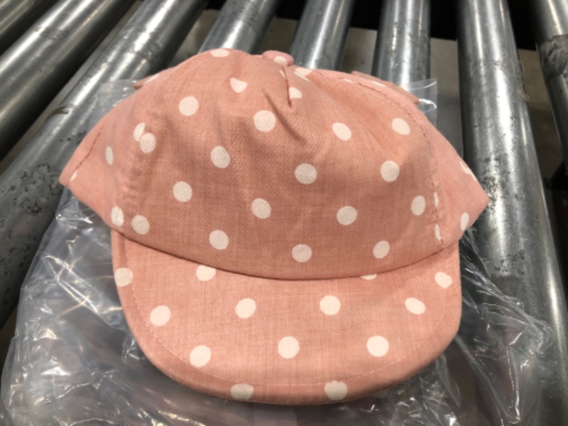 Photo 2 of Andy's Orchids Sun Hat for Baby Boy Girl, Children Kids Baseball Cap Soft Cotton Toddler Infant Duck Caps Sun Protection Hats Cute Cartoon Breathable Cap for Spring Summer Pink
