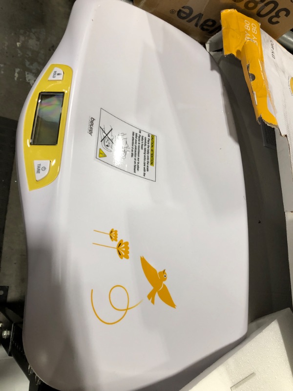 Photo 1 of Beurer BY80 Digital Baby Scale, Infant Scale for Weighing in Pounds, Ounces, or Kilograms up to 44 lbs, Newborn Scale with Hold Function, Pet Scale for Cats and Dogs