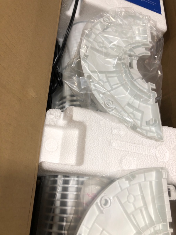 Photo 1 of Dreo Evaporative Air Cooler, 40” Cooling Fans that Blow Cold Air, 2023 Upgrade with 80° Oscillating, Removable Water Tank, Ice Packs, Remote Control, 4 Speeds, 7H Timer, Swamp Cooler for Bedroom White