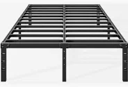 Photo 1 of 18 Inch Queen Bed Frame - Durable Platform Bed Frame Non-Slip Metal Bed Frame No Box Spring Needed Heavy Duty Queen Size Bed Frame Easy Assembly Strong Bearing Capacity