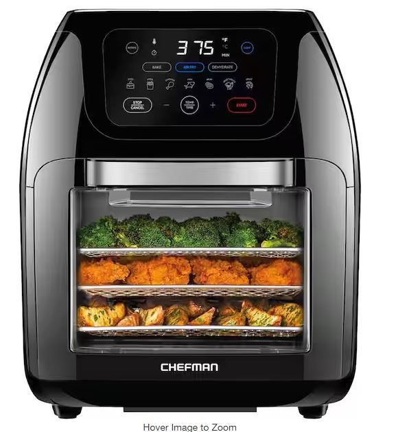 Photo 1 of 10-Liter Digital Multifunction Air Fryer Plus Rotisserie, Dehydrator, Oven