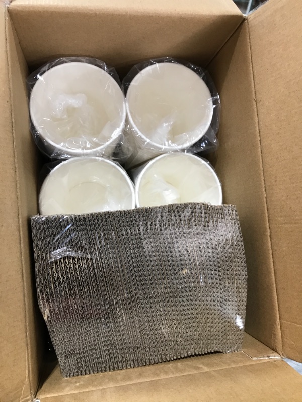 Photo 1 of [100 Pack] 12 oz Paper Coffee Cups, Disposable Paper Coffee Cup with Lids, Sleeves, and Stirrers, Hot/Cold Beverage Drinking Cup for Water, Juice, Coffee or Tea, Suitable for Home, Shops and Cafes White-12OZ