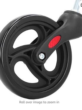 Photo 1 of 6 inch Wheelchair Front Castor Wheel, Wheel Replacement for Wheelchairs, Walker, Rollators, Universal Anti Slip Wheel AccessorieS (L1)