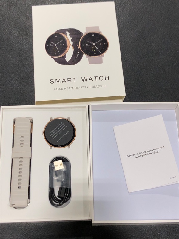 Photo 2 of smart watch large screen heart rate bracelet model s61