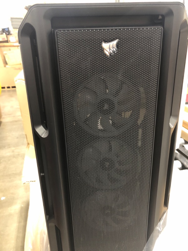 Photo 1 of CORSAIR iCUE 5000T RGB Mid-Tower ATX PC Case-208 Individually Addressable RGB LEDs-Fits Multiple 360mm Radiators-Easy Cable Management-3 Included CORSAIR LL120 RGB Fans Black