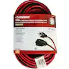 Photo 1 of 100 ft. 16/3 Medium-Duty Indoor/Outdoor Extension Cord, Red and Black
