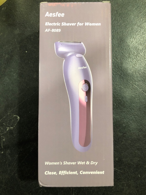 Photo 2 of Electric Shaver for Women with LED Lights, Womens Electric Razor for Legs Underarms Bikini Public Hair, Wet or Dry Shaving Razors, Portable Ladies Body Hair Trimmer Rechargeable & Battery Indicator