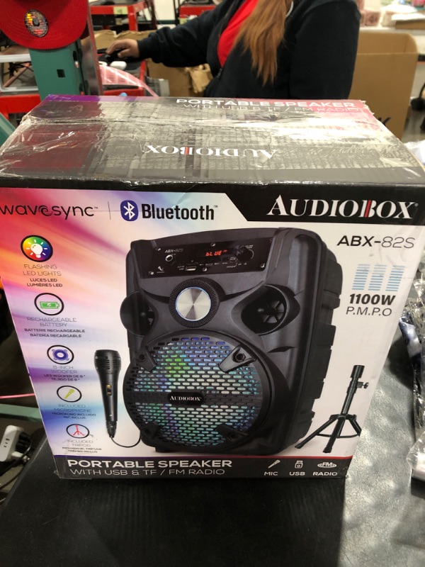 Photo 6 of audiobox abx82s BLUETOOTH SPEAKER WITH TRI POD