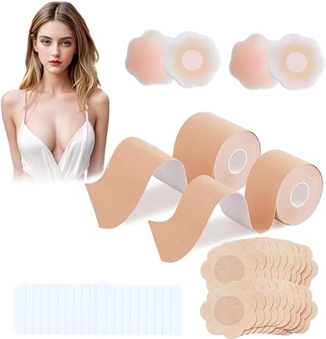 Photo 1 of Boobytape for Breast Lift ? Contour of Breasts | Sticky Body Tape for All Clothing Fabric Dress Types 