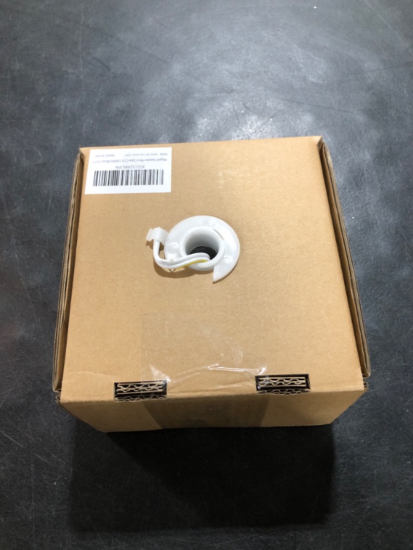 Photo 1 of 16AWG Speaker Wire 75 FT, 16/2 Gauge Audio Speaker Wire, for Car Speakers Stereo, Home Theater, Automotive Wire, White Jacket with Yellow Polarity Marker, CCA, 2 Conductors Electrical Wire