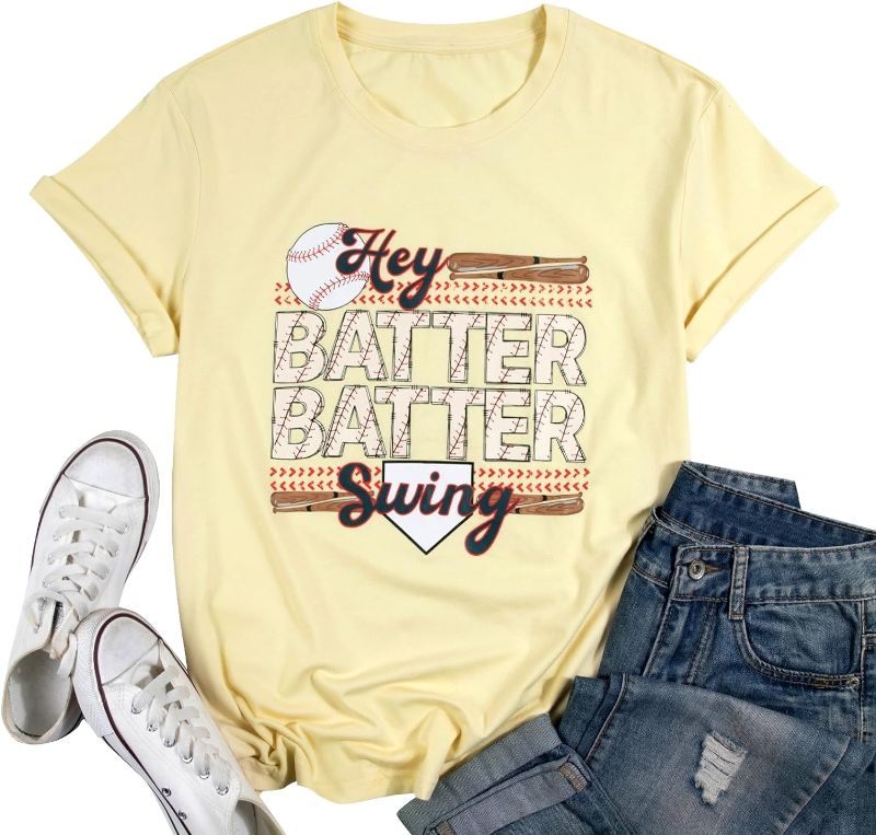 Photo 1 of Graphic Tees for Women Funny Print Shirts Summer Casual Short Sleeve Tops Loose Fit T-Shirt  Apricot 2--LARGE