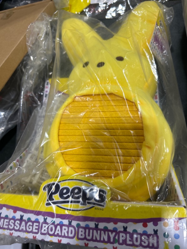 Photo 2 of Animal Adventure 11.5" PEEPS Bunny Message Board Yellow