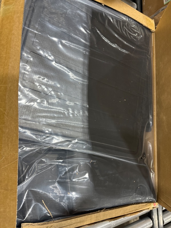 Photo 1 of WAYIDSS Floor Mats&Trunk Mat for Rivian R1S 2022 2023 2024, 1st & 2nd & 3rd Rows Full Set with Cargo Liner,TPE All Weather Protection Car Floor Liners-Black