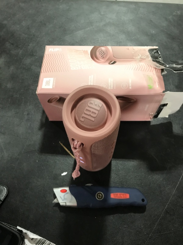 Photo 1 of JBL FLIP 5, Waterproof Portable Bluetooth Speaker, Pink Flip 5 Pink