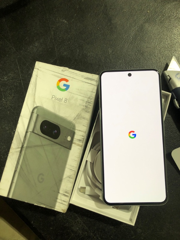 Photo 2 of Google Pixel 8 - Unlocked Android Smartphone with Advanced Pixel Camera, 24-Hour Battery, and Powerful Security - Obsidian - 256 GB 256 GB Phone Only Obsidian