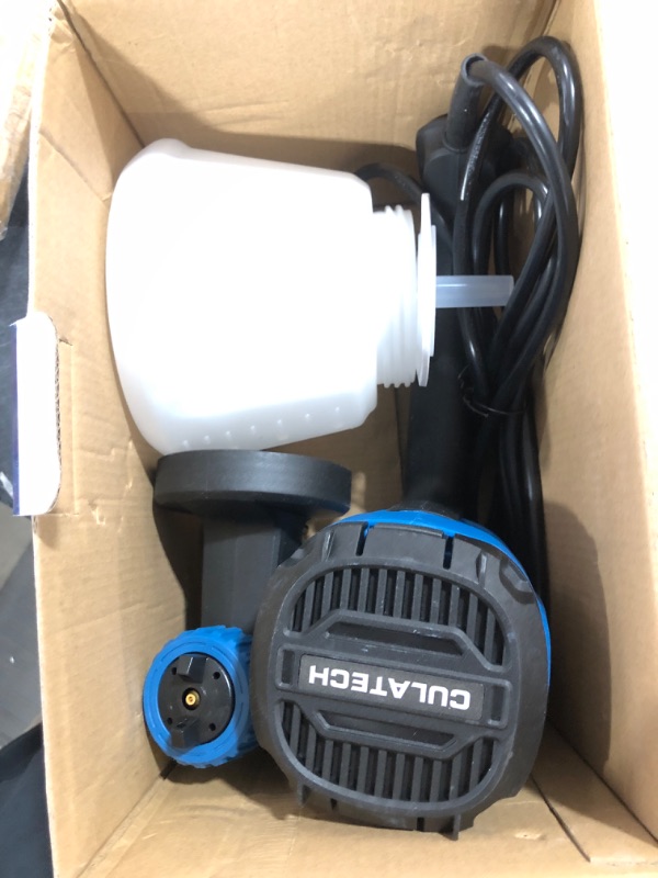Photo 1 of 2024 CULATECH Paint Sprayer, 700W Upgraded HVLP Electric Spray Paint Gun, with 6 Copper Nozzles, Long Power Cord, Paint Sprayers for Home Interior and Exterior, Furniture, Fence, Walls, DIY Works