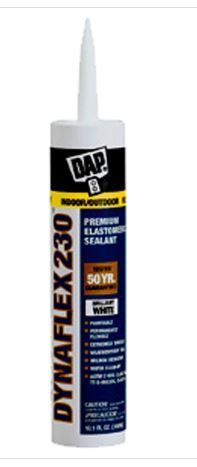 Photo 1 of 2 Pack DAP Dynaflex 230 Premium Window & Door Sealant White 10.1 Oz Contractor Pack
