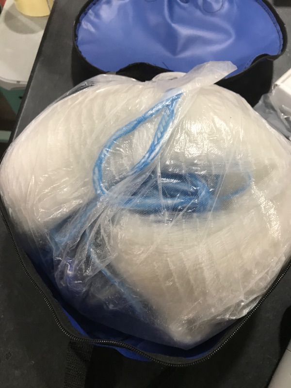 Photo 1 of Drasry Saltwater American Fishing Cast Net 3/8inch Mesh Size for Bait Shrimp Trap Fish Heavy Duty Sinkers Throw Net 3FT/4FT/5FT/6FT/7FT/8FT/9FT/10FT Radius White--Monofilament -3/8" Mesh 3FT Radius