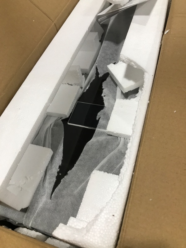 Photo 1 of RUMOSE Matte Black Shower Panel Tower System, 5-Function Shower Faucet Set LED Light Rainfall Shower Head Digital Display with Massage Jets Tub Spout Shower Shelves, Stainless Steel, Wall Mount