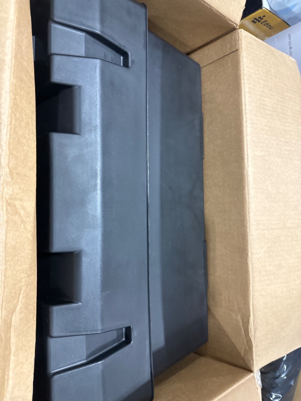 Photo 2 of Camco Heavy Duty Double Battery Box with Straps and Hardware - Group GC2 | Safely Stores RV, Automotive, and Marine Batteries | Measures Inside 21-1/2" x 7-3/8" x 11-3/16" | (55375) Frustration Free Packaging Double Battery Box