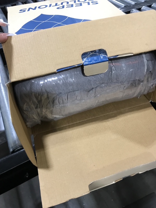 Photo 1 of Bedsure Cal King Comforter Set - Warm & Cooling Bed Set with Comforter, 3 Pieces All Season Reversible Dual Side Warm California King Comforter Oversized with 2 Pillow Shams (Light Grey, 104''x96'') Light Grey-reversible California King