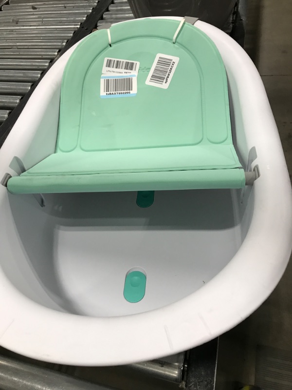 Photo 2 of 4-in-1 Grow-with-Me Bath Tub by Frida Baby Transforms Infant Bathtub to Toddler Bath Seat with Backrest for Assisted Sitting in Tub