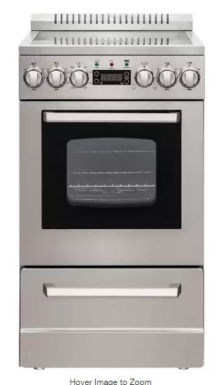Photo 1 of Elite Series 20 in. Electric Range Oven in Stainless Steel
