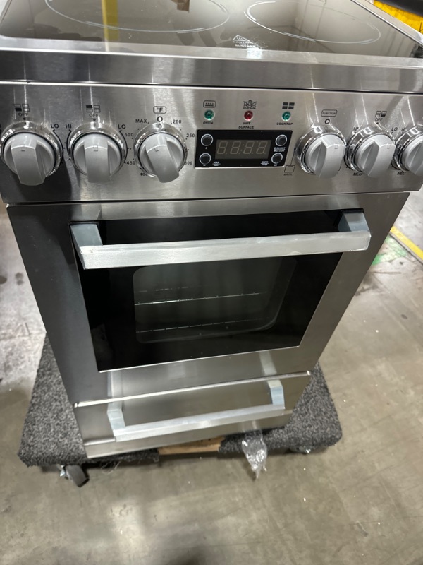 Photo 3 of Elite Series 20 in. Electric Range Oven in Stainless Steel

