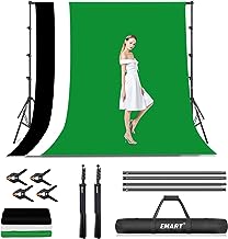 Photo 1 of ***SEE NOTES*** EMART Photo Video Studio Backdrop Stand Kit, 8.5x10ft Adjustable Photography Green Screen Support System