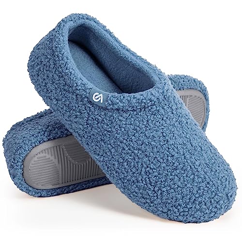 Photo 1 of (READ FULL POST) VeraCosy Women's Fuzzy Teddy Curly Fur Memory Foam Slippers, Lightweight Bedroom House Shoes Indoor Outdoor (5-6, UK)
