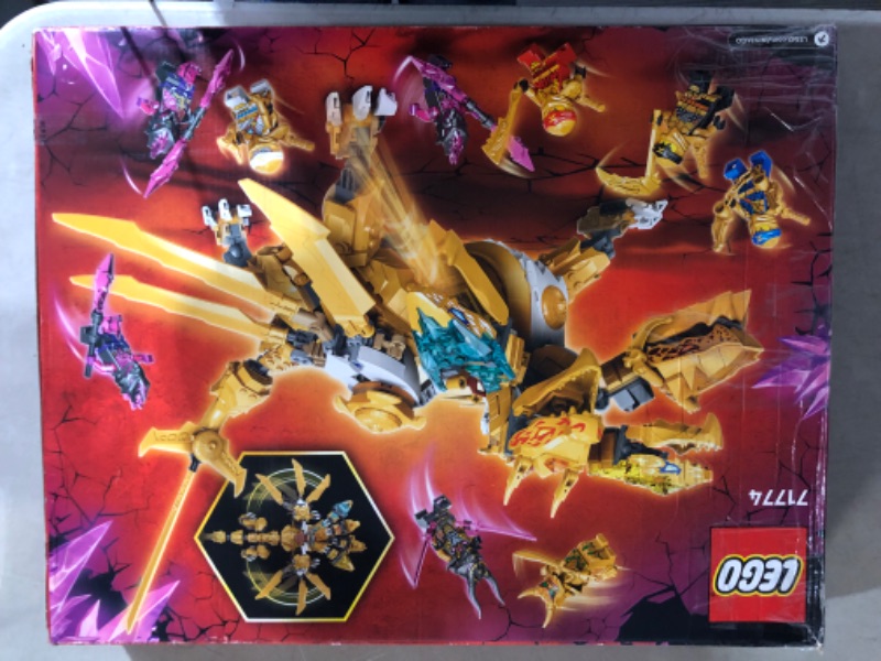 Photo 7 of *** PARTS ONLY *** MISSING PIECES ***
LEGO NINJAGO Lloyd’s Golden Ultra Dragon 71774 Ninja Building Toy Set