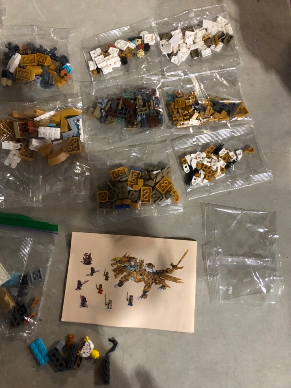 Photo 4 of *** PARTS ONLY *** MISSING PIECES ***
LEGO NINJAGO Lloyd’s Golden Ultra Dragon 71774 Ninja Building Toy Set