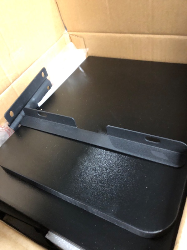 Photo 1 of HUANUO Keyboard Tray Under Desk, 360 Rotating Keyboard Tray with Adjustable C Clamp23.62" W x 9.84" D, Black