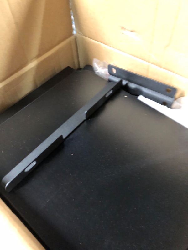Photo 1 of HUANUO Keyboard Tray Under Desk, 360 Rotating Keyboard Tray with Adjustable C Clamp23.62" W x 9.84" D, Black