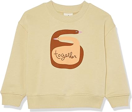 Photo 1 of Amazon Aware Unisex Kids and Toddlers' French Terry Crew Neck Sweatshirt