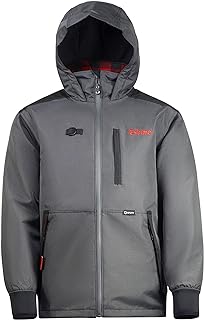 Photo 1 of Eskimo 39438 Men's Scout Ice Fishing Jacket, Forged Iron, Appears to be dirty. SEE PHOTOS 
