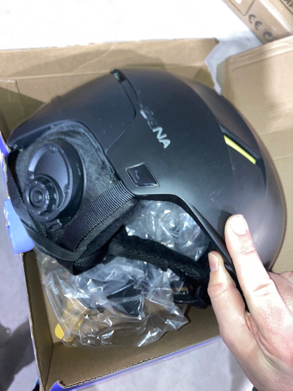 Photo 2 of (READ FULL POST) Sena Latitude Snow Helmet with Built in Speakers and Microphone, Four-Way Bluetooth  