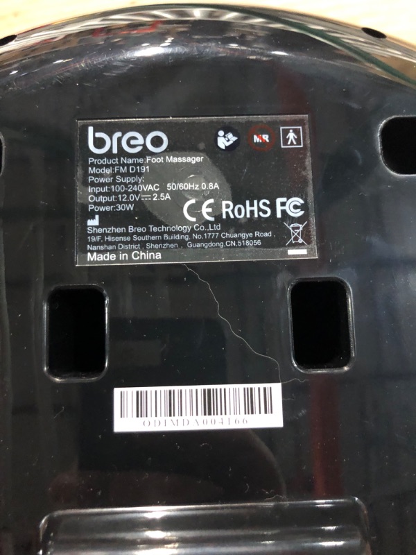 Photo 2 of Breo Foot Massager Machine Fits Feet Up to Men Size 12